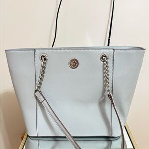 Elegant Light Blue Tote Bag